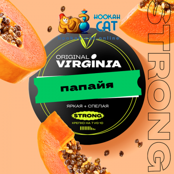 Табак для кальяна Original Virginia Strong Папайя 25г Акцизный - фото 1